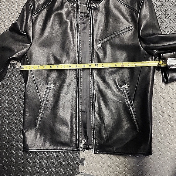 💥NEW💥 Men's Small Black Soft Leather Jacket - Picture 14 of 14